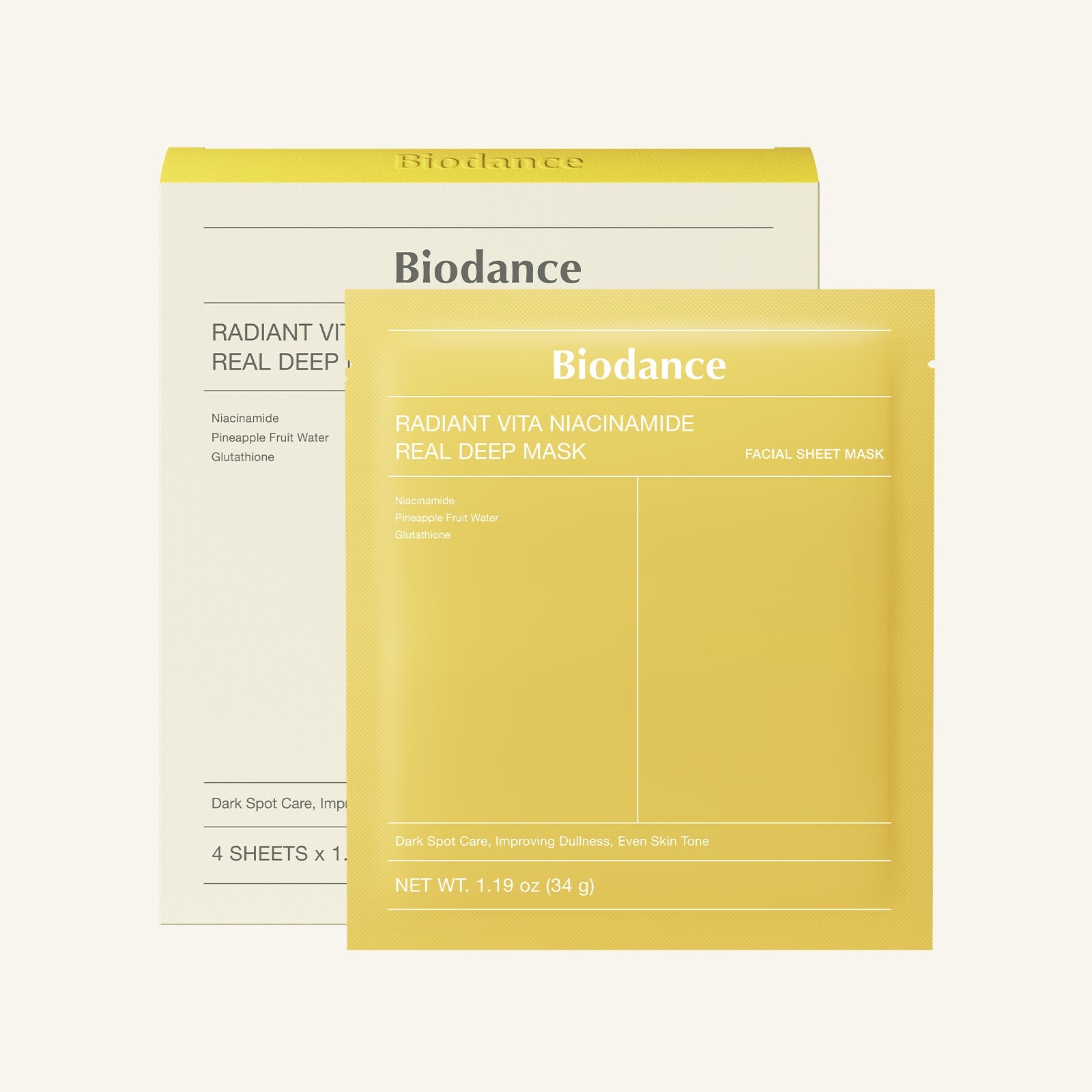 RADIANT VITA NIACINAMIDE REAL DEEP MASK
